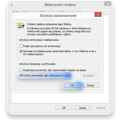 jak zabezpieczyć folder hasłem - metoda nr 1: krok 3