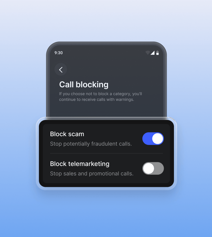 Block spam and telemarketing calls with HangUp.