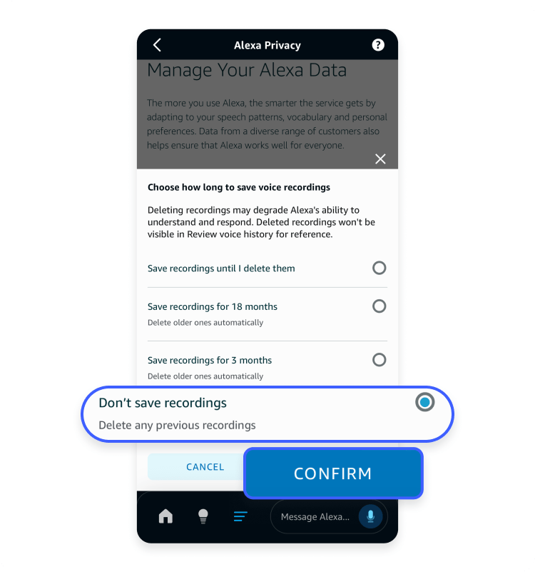 Screenshot How to delete Alexa 15