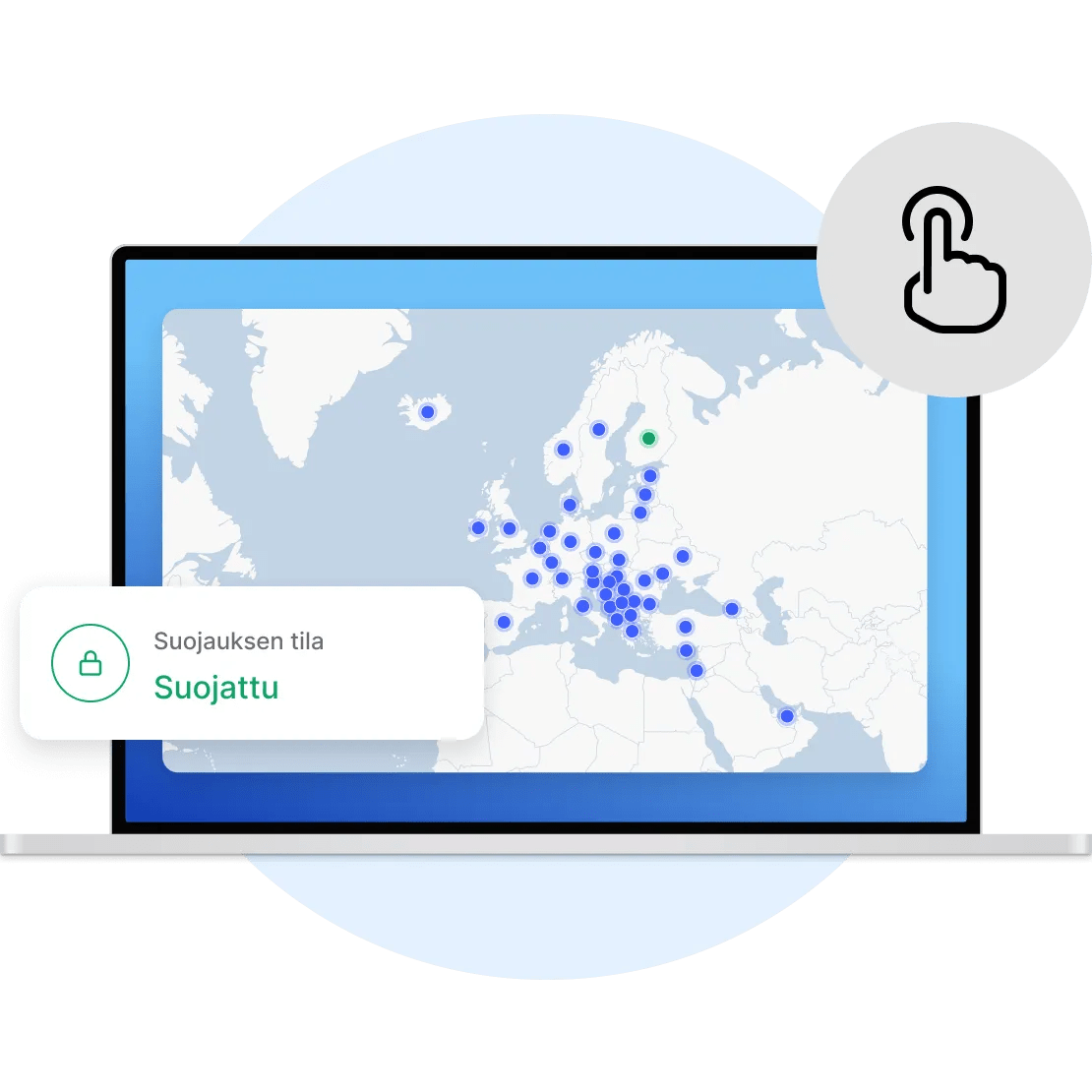Hanki VPN-laajennus Chrome-verkkokaupasta, kirjaudu sisään ja ota helppo suojaus käyttöön napsauttamalla kohdasta Pikayhteys