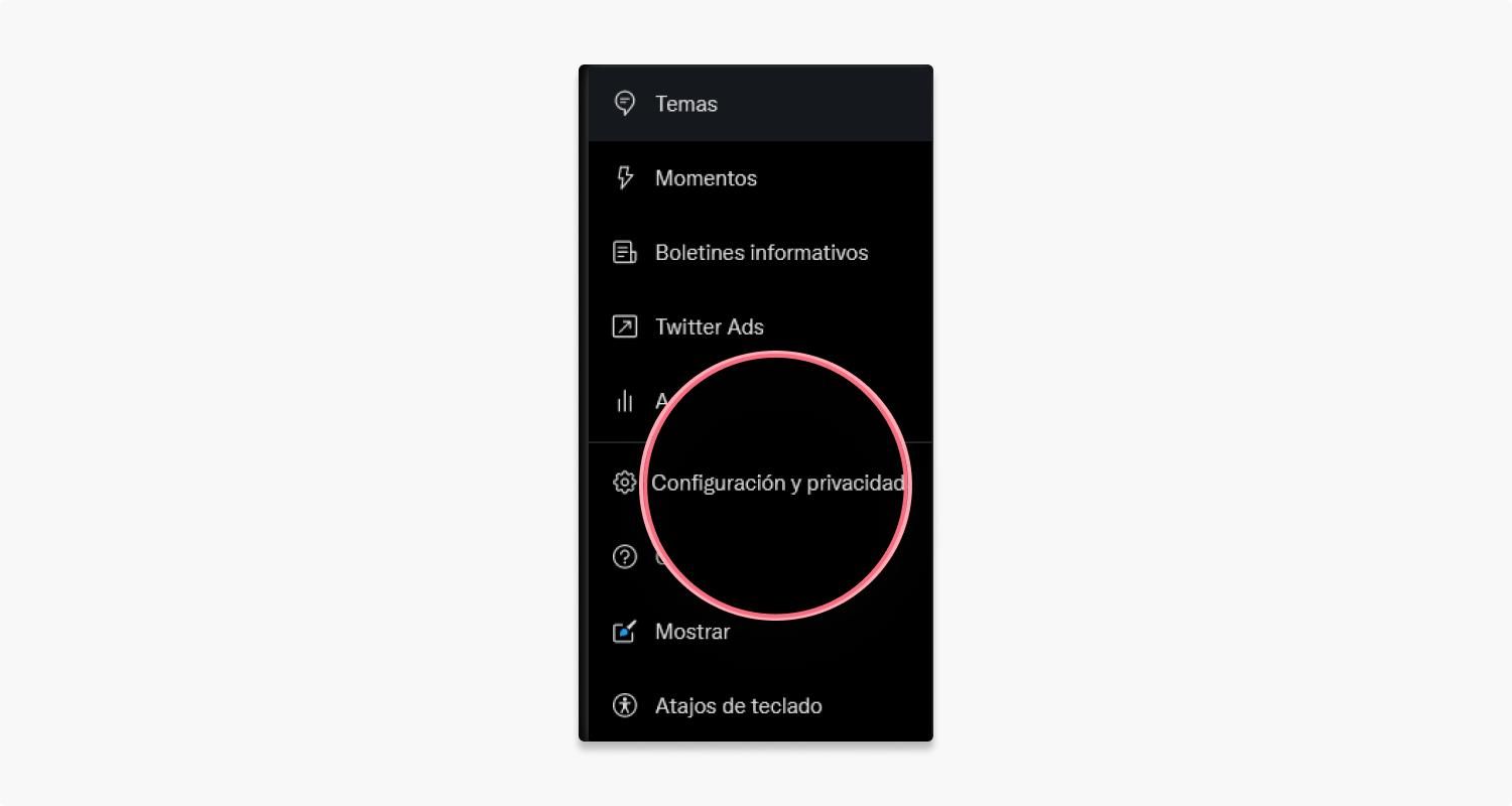 como eliminar mi cuenta de twitter desde un ordenador: paso 1
