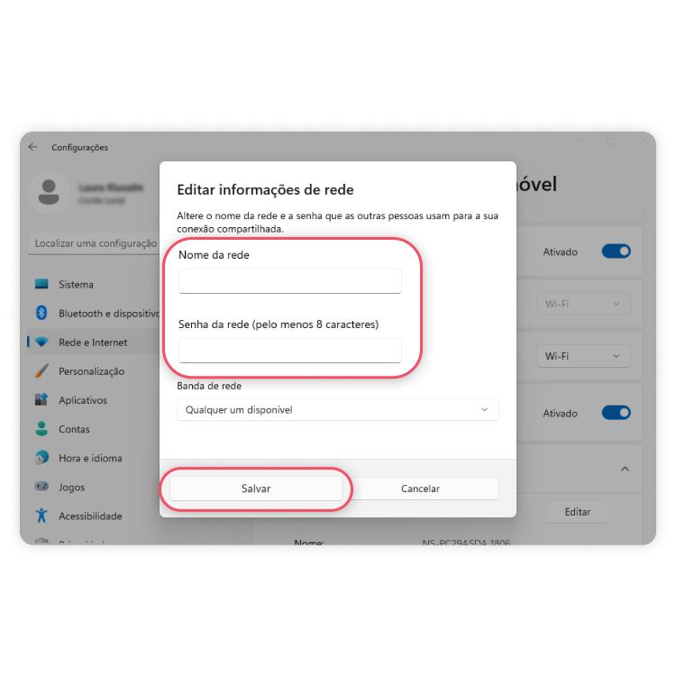 compartilhar conexão VPN no Windows 11: passo nº5