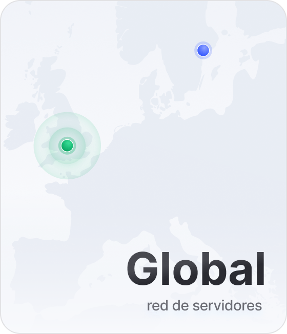 Fragmento de mapa que muestra que NordVPN tiene servidores VPN disponibles en +178 localizaciones.