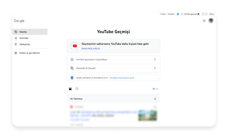 YouTube geçmişini tamamen kapatın: aşama 2