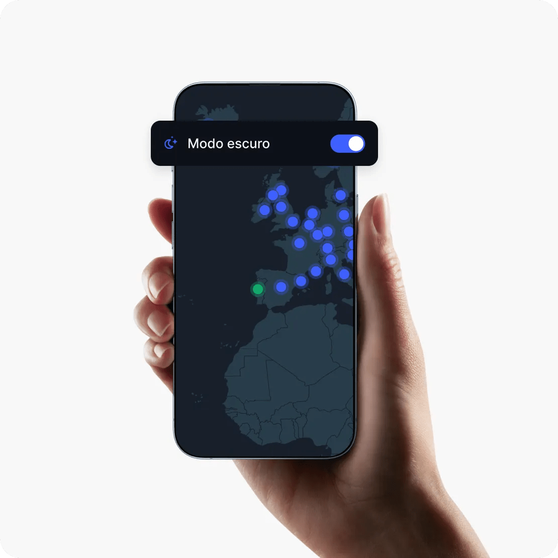 Ative o Modo escuro da NordVPN no seu telemóvel Android
