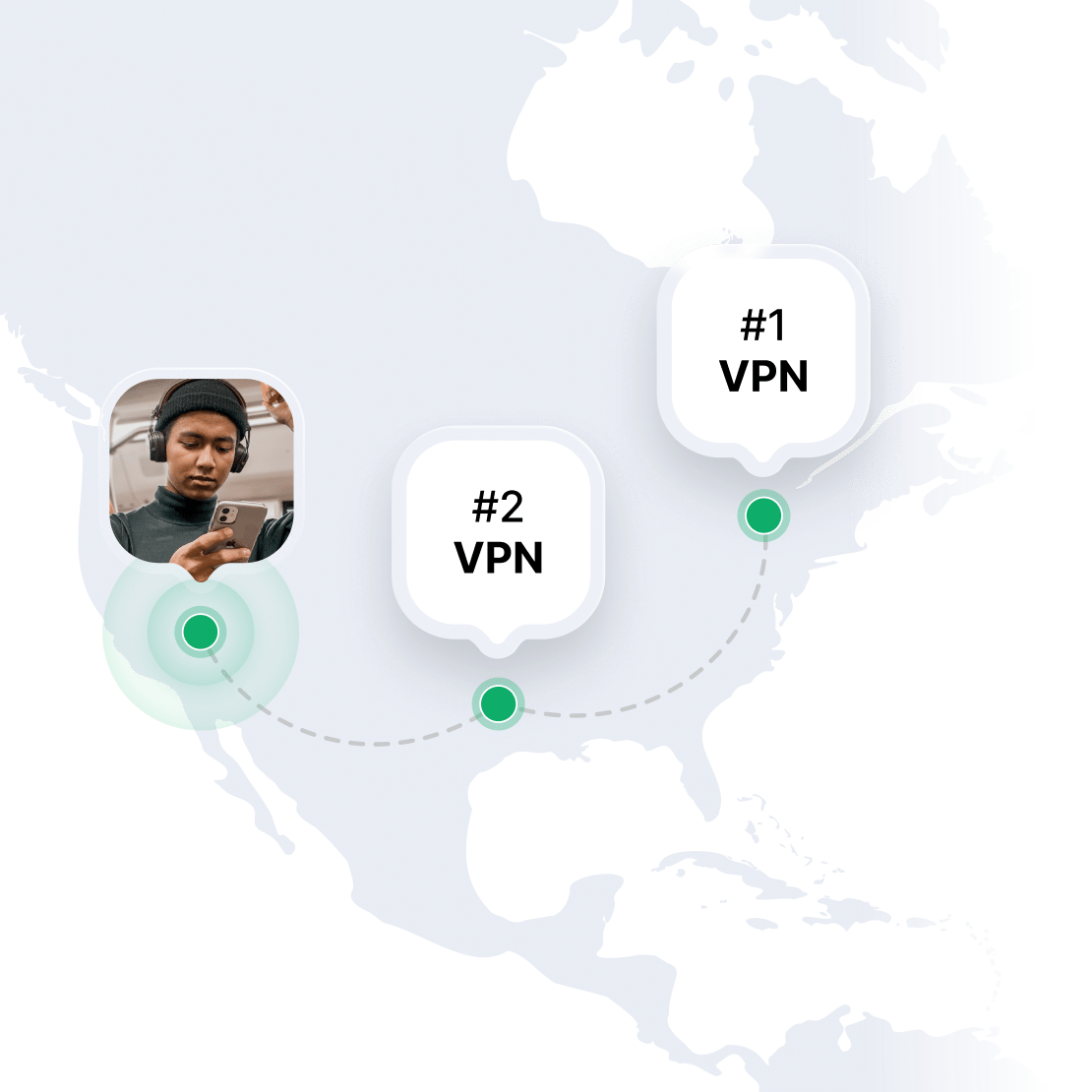 NordVPN bietet mehrere Server, die deine Privatsphäre stärken