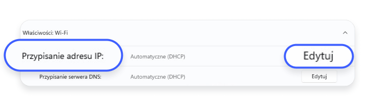 Zmiana dns: krok 5