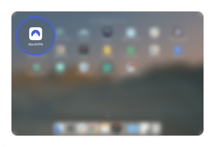 选择 NordVPN 应用