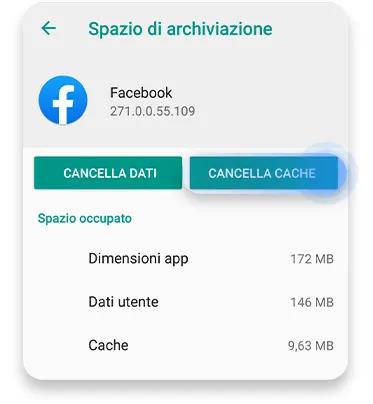 Svuota la cache passo 2