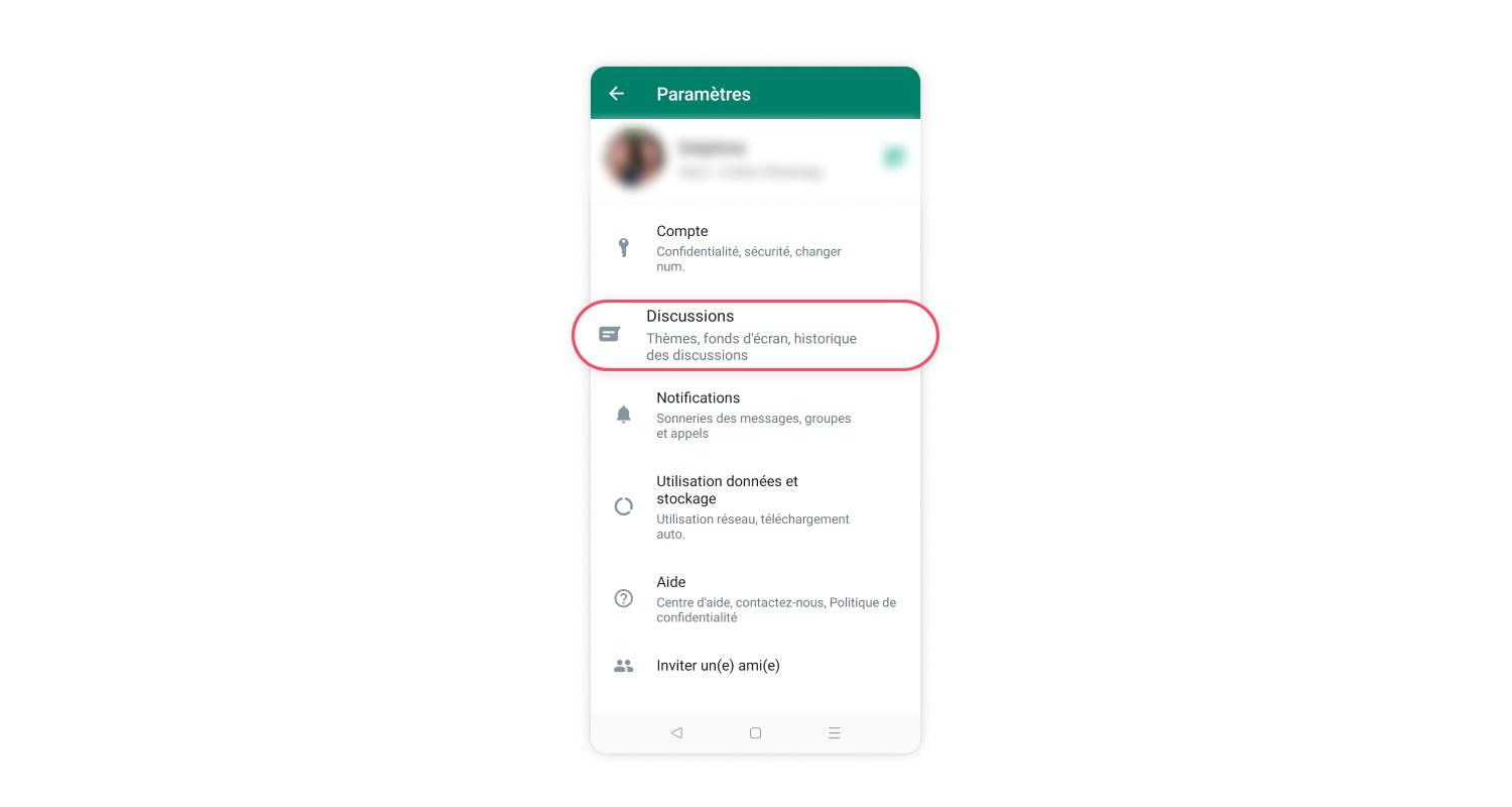 Motif de suppression du compte