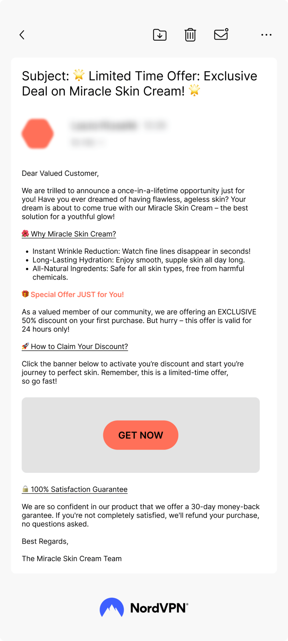spam email