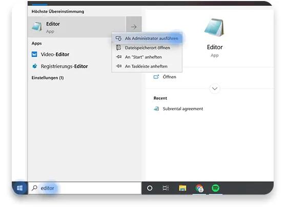 webseiten sperren: schrit 1
