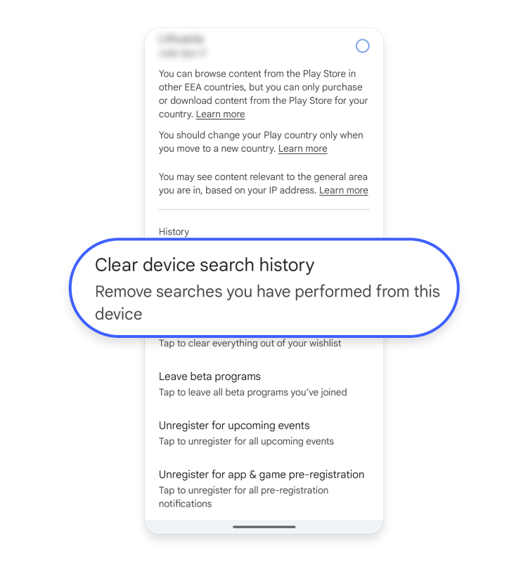 Search history 15