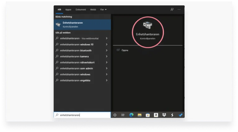 Ethernet IP-konfiguration