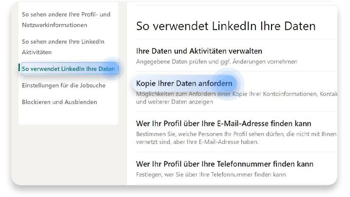 linkedin profil deaktivieren: schritt 2