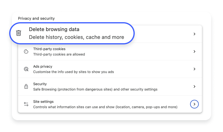 How to manage cookies on Chrome 1