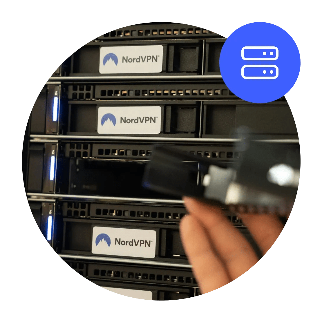 NordVPN 採用飆速 VPN 伺服器遮蔽您的線上活動，同時保護好資料