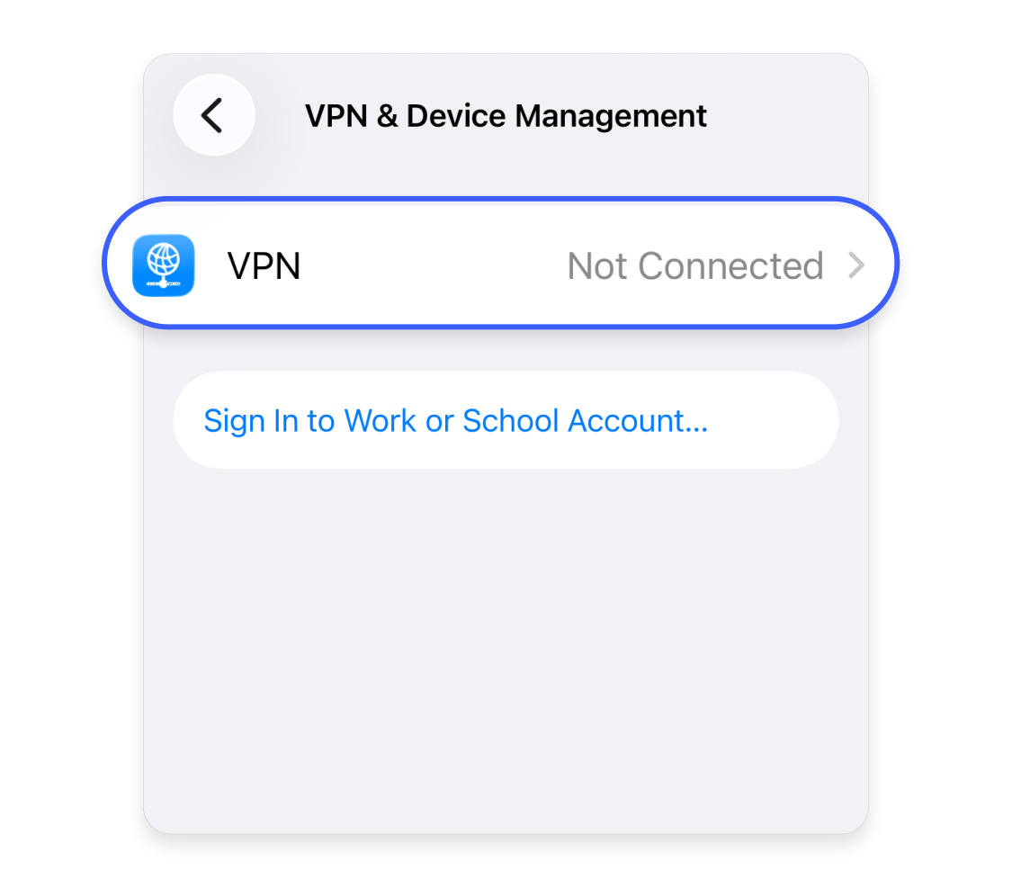 How to manually set up a VPN on an iPhone: Step 4.