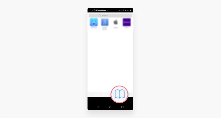 limpar cookies no Safari do iOS: passo nº1