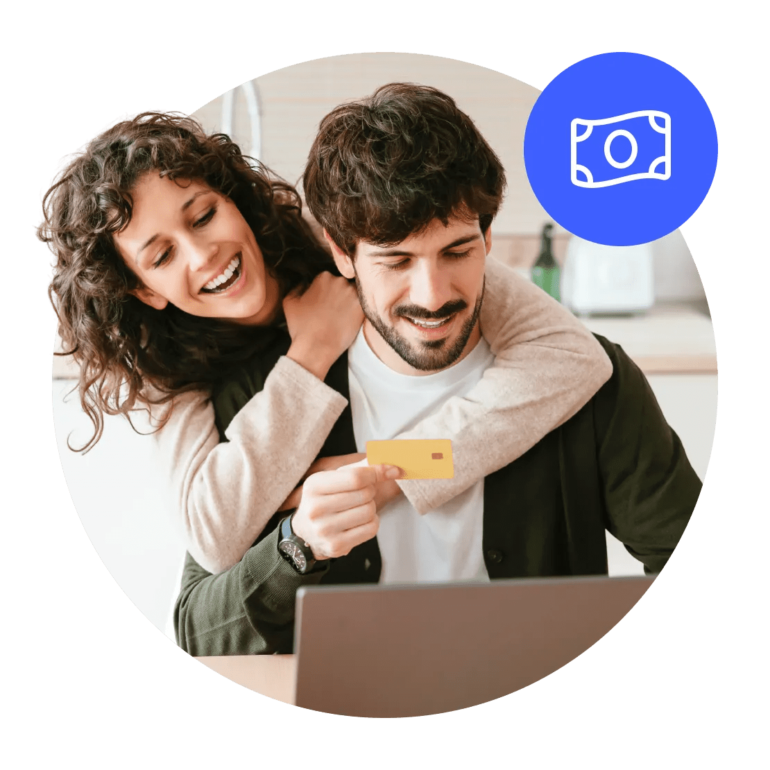 Um casal descobre que os benefícios incluem perdas por fraude e recuperação de fraude em compras online.