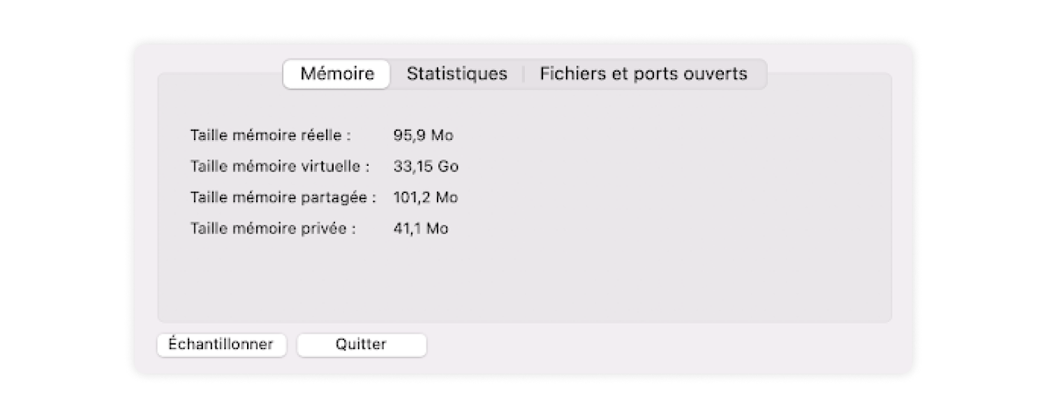 Mémoire macOS