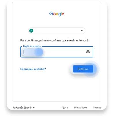 excluir conta gmail: passo nº2