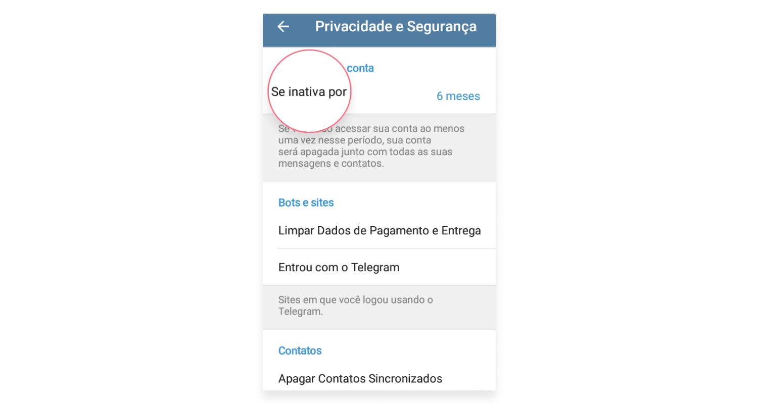 delete telegram