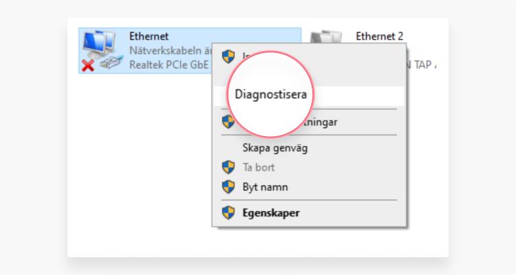 Ethernet IP-konfiguration