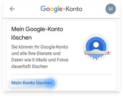 Ein Gmail Konto bei Android löschen Schritt 4
