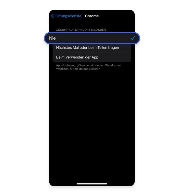 Standortdienste iphone konfigurieren