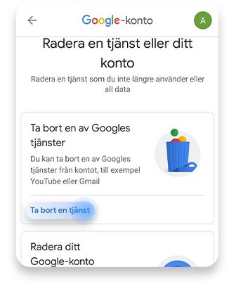 Ta bort Gmail-konto Android steg 3