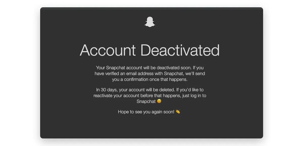 snapchat permanently deleted
