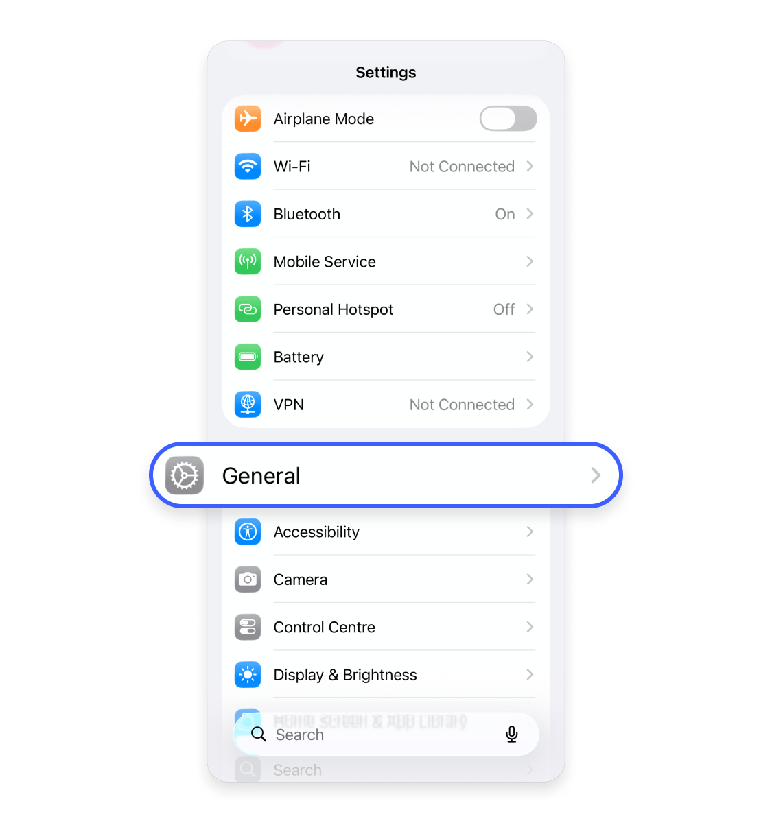 Retrieving deleted text messages  using iCloud backup Step 1
