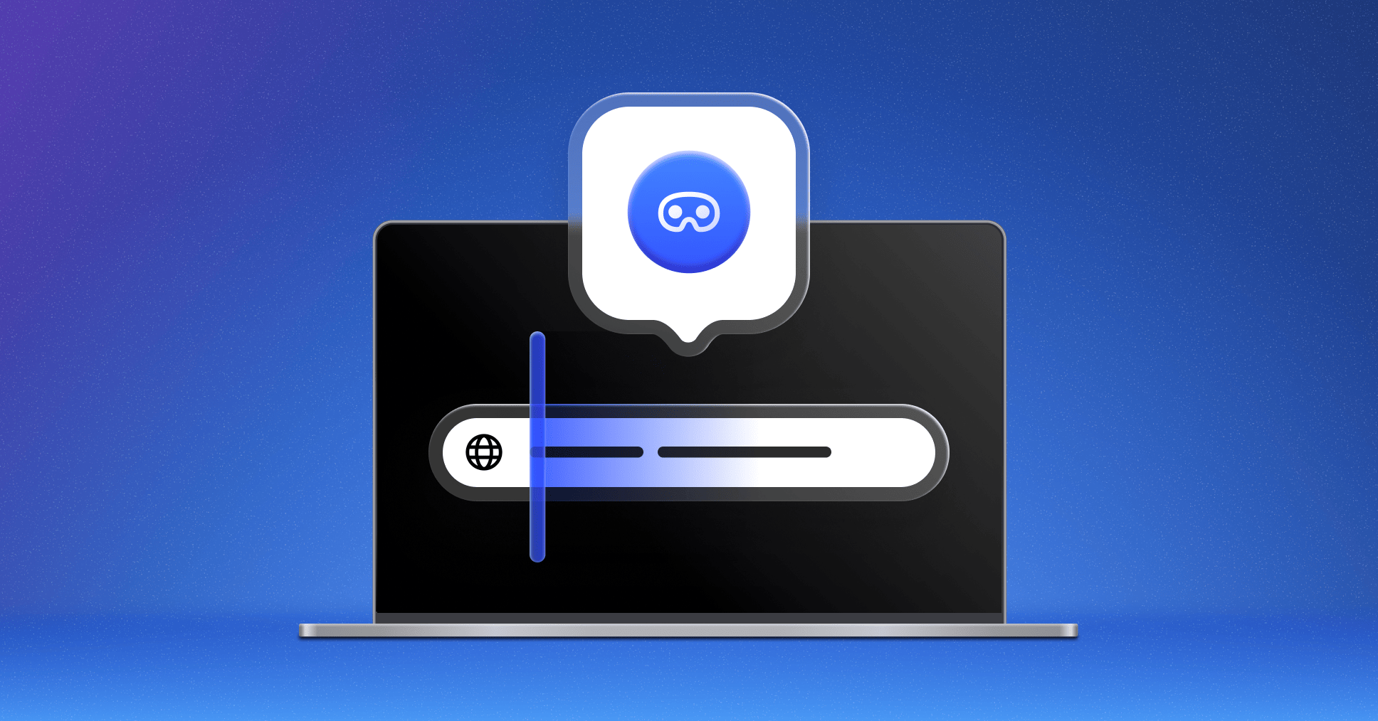A stealth VPN on a computer.