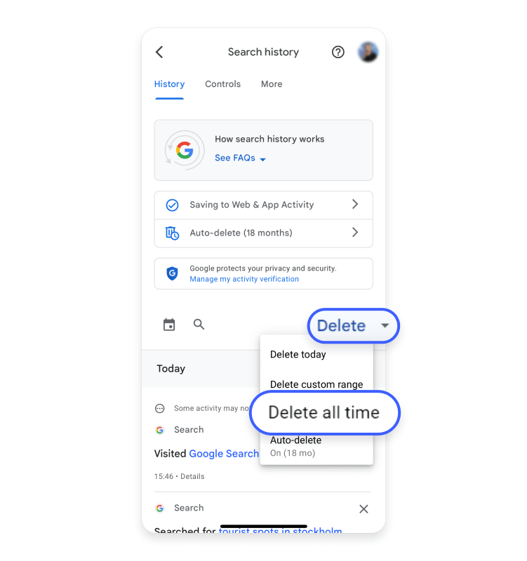 Search history 22