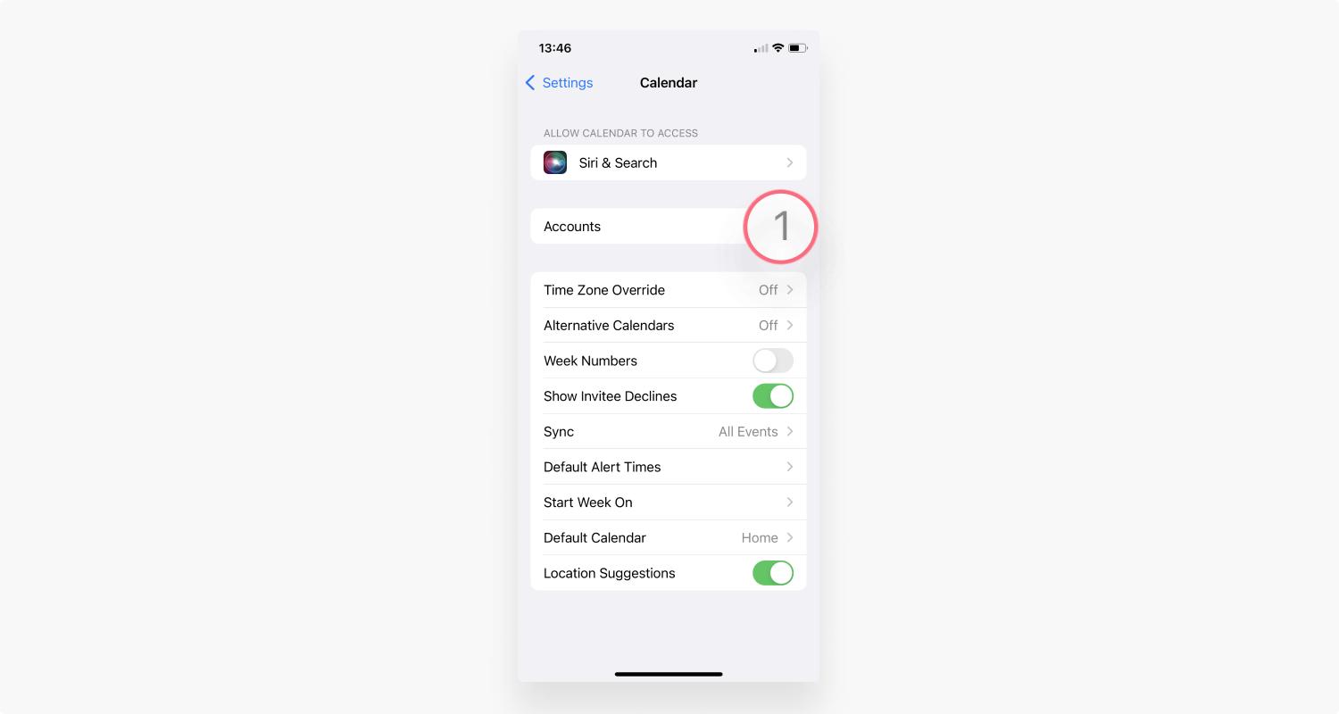 Select any unknown calendars