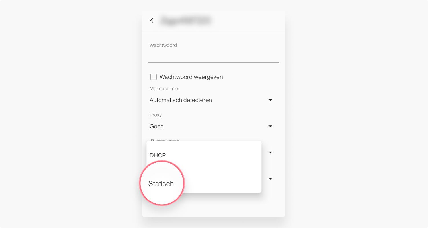 Wijs een statisch IP-adres aan je apparaat toe stap 7