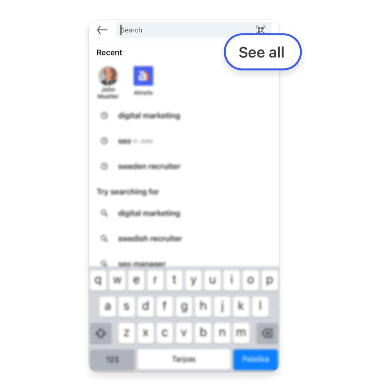 Search history 65