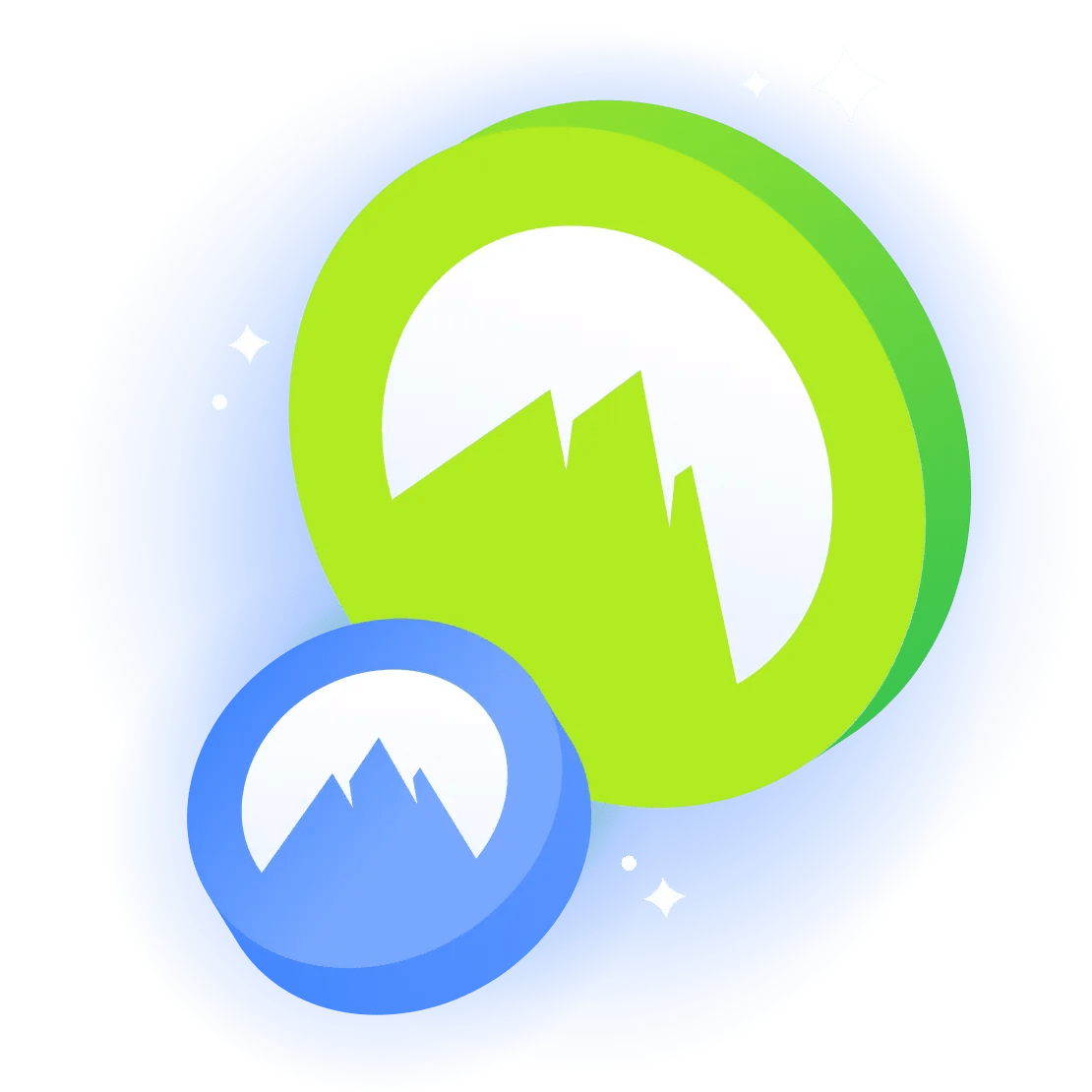 A man working on his laptop, protected from the multiple threats around him by Threat Protection.