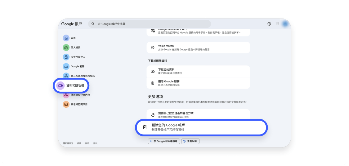 永久刪除 Gmail 帳號 2