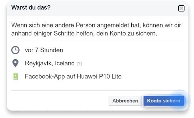 So findet ihr heraus, ob euer Facebook Account gehackt wurde Schritt 4