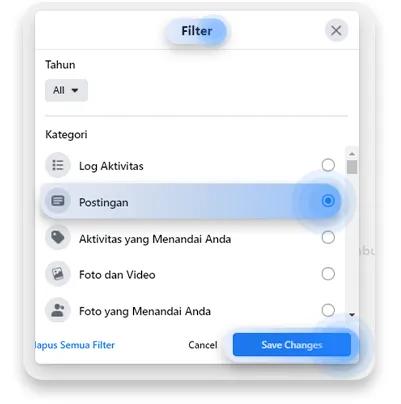 cara menghapus informasi dalam akun facebook secara manual: langkah 3