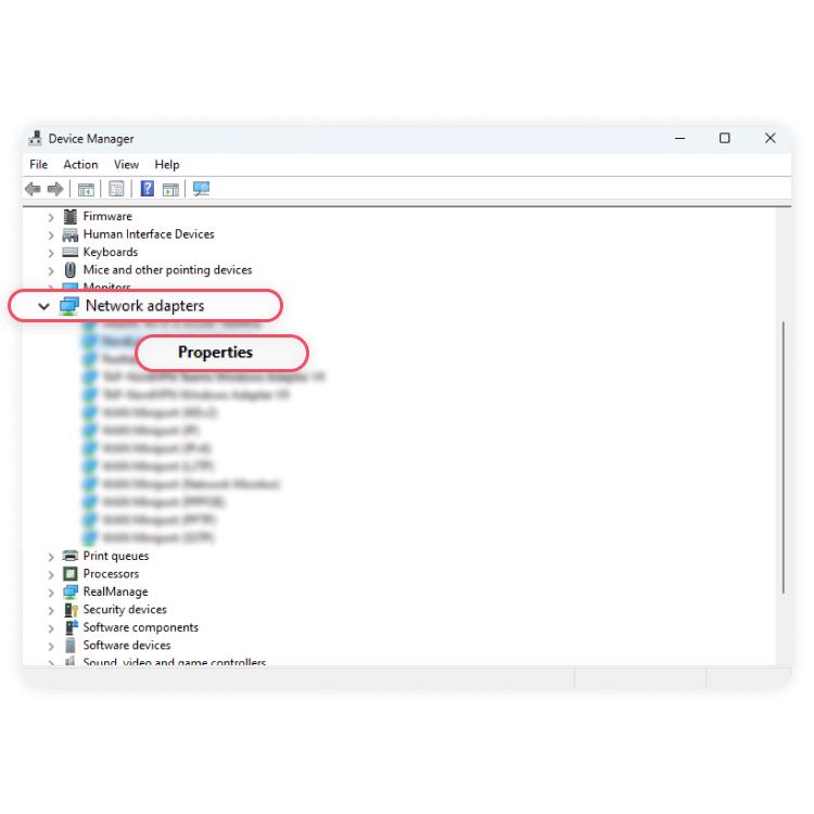 spoof mac address on Windows: step 2