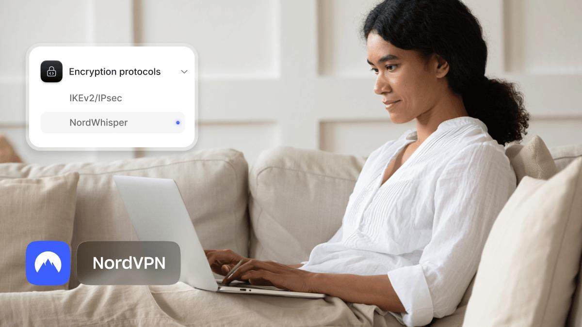 An illustrated person holding a phone in front of a Wi-Fi symbol with an open padlock.
