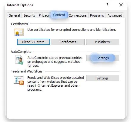 How to delete saved passwords in Internet Explorer