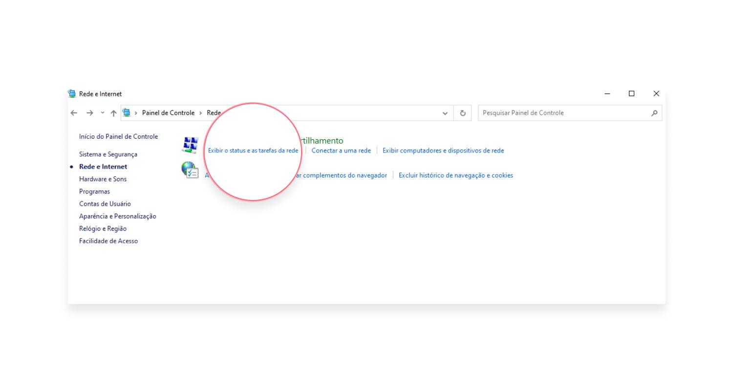 Altere as configurações do seu adaptador de rede: passo nº3