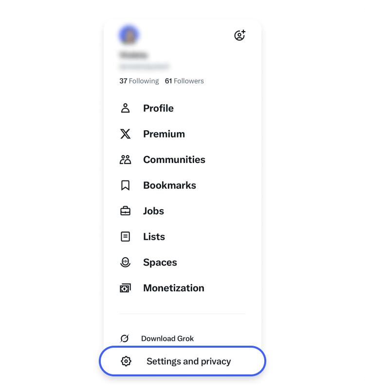 How to delete Twitter on iOS: step 1