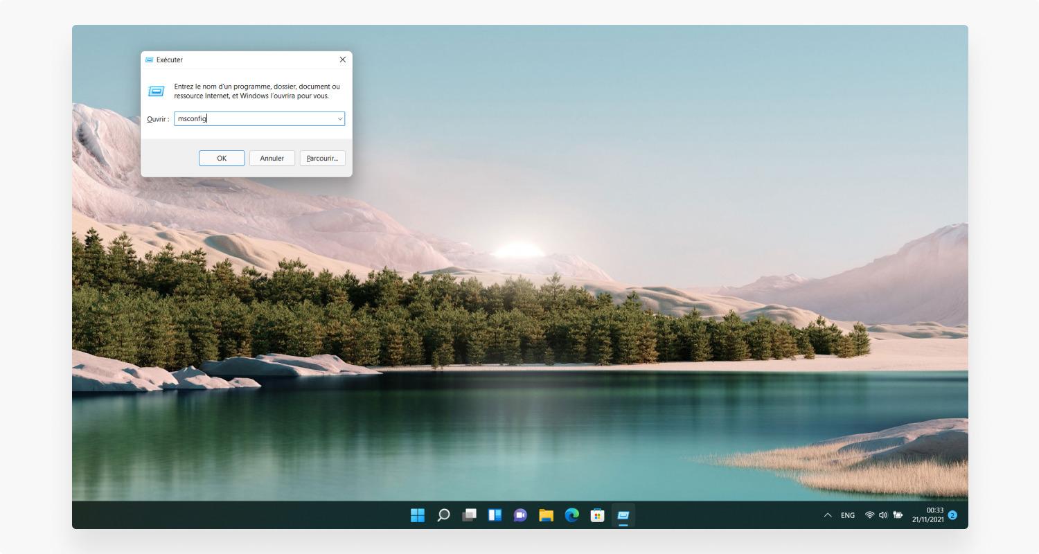Windows 11 msconfig