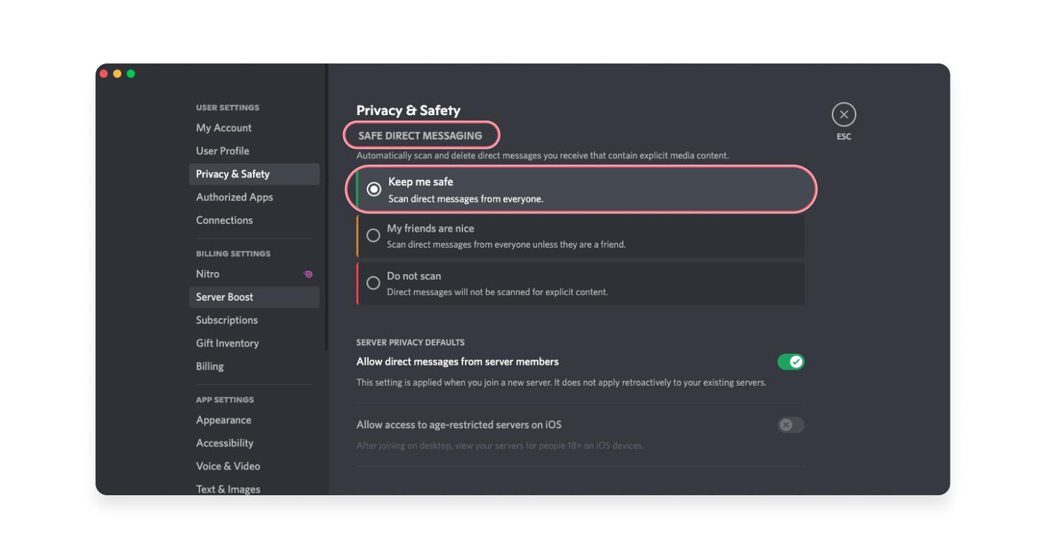 How to stay safe on Discord