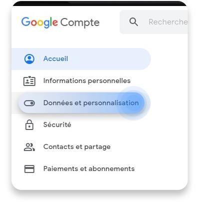Supprimer compte Gmail 1
